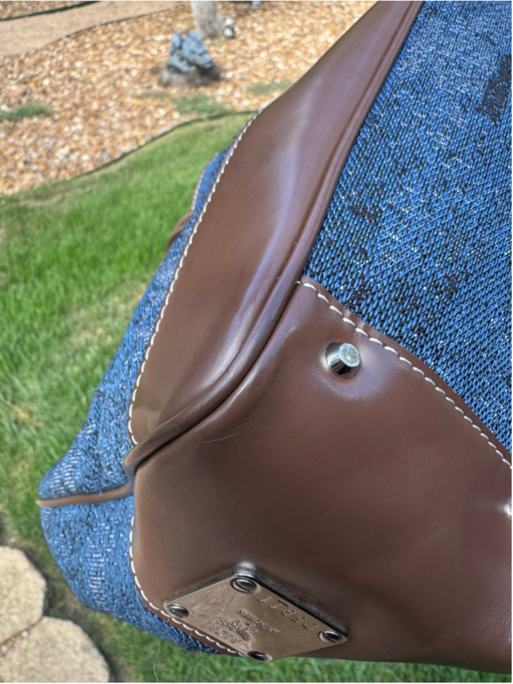 MCM Blingy Denim Mini Tote - Picture 9 of 14